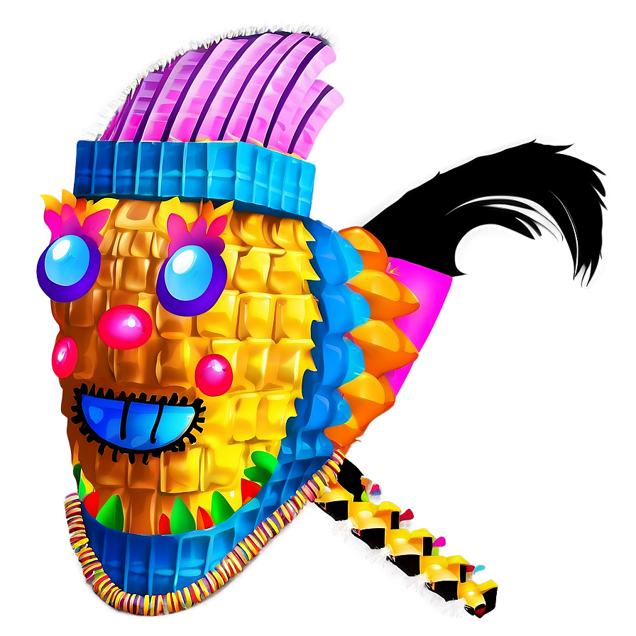 Vibrant Fiesta Pinata Png 06212024