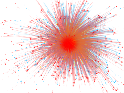 Vibrant Firework Explosion