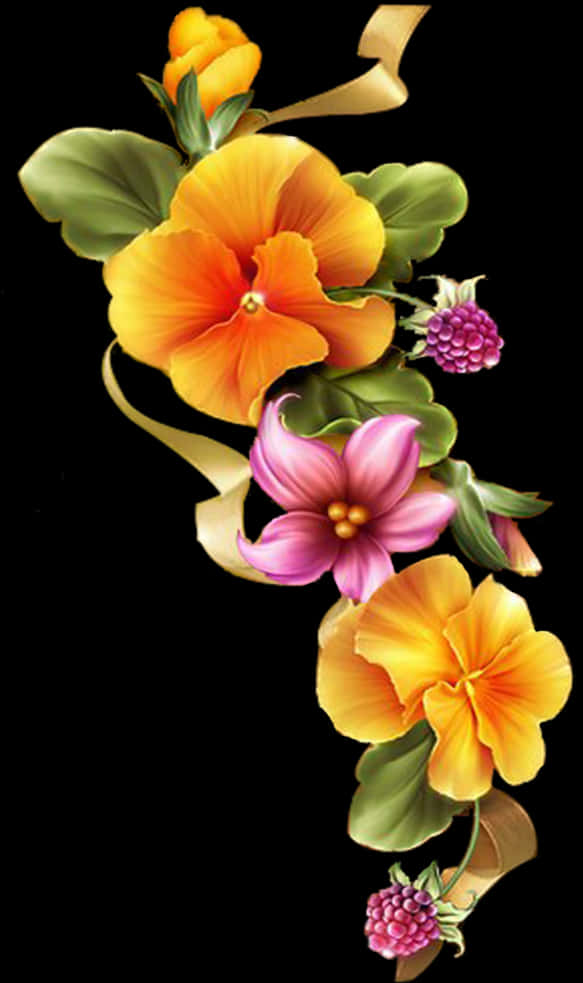 Vibrant_ Floral_ Artwork