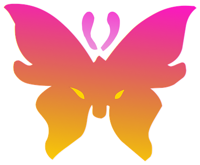 Vibrant_ Gradient_ Butterfly_ Graphic