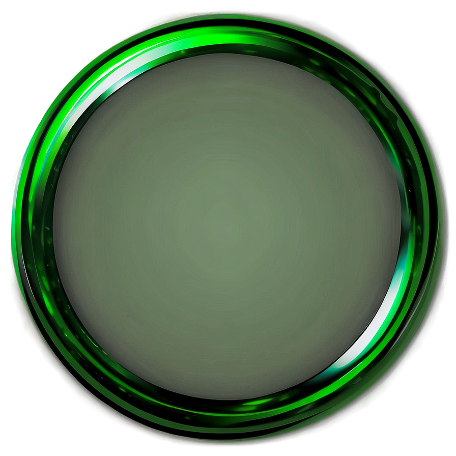 Vibrant Green Circle Clipart Png 05252024