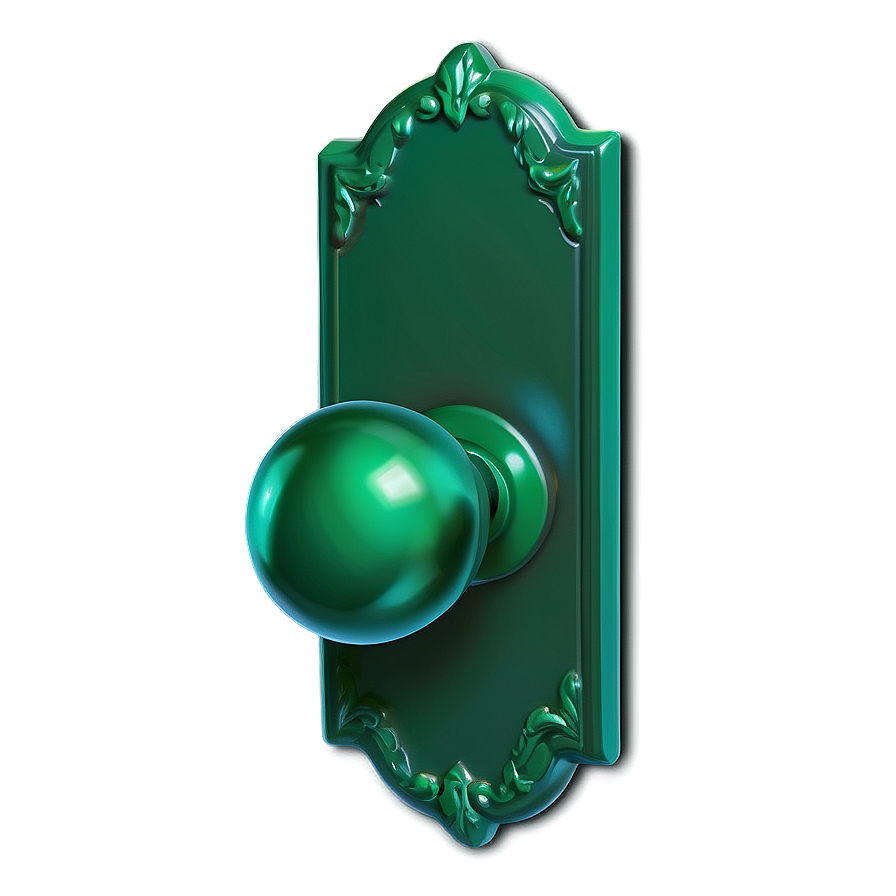 Vibrant Green Doorknob Png Dyn67