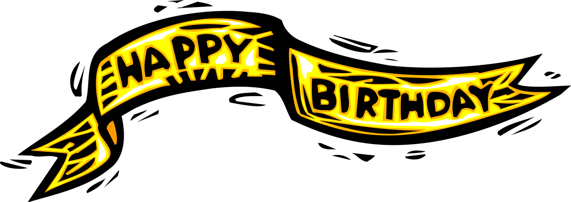 Vibrant Happy Birthday Banner