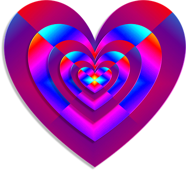 Vibrant Infinity Hearts Valentines