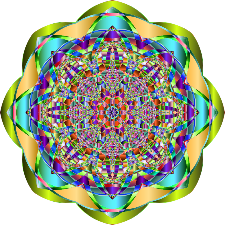 Vibrant Kaleidoscope Pattern