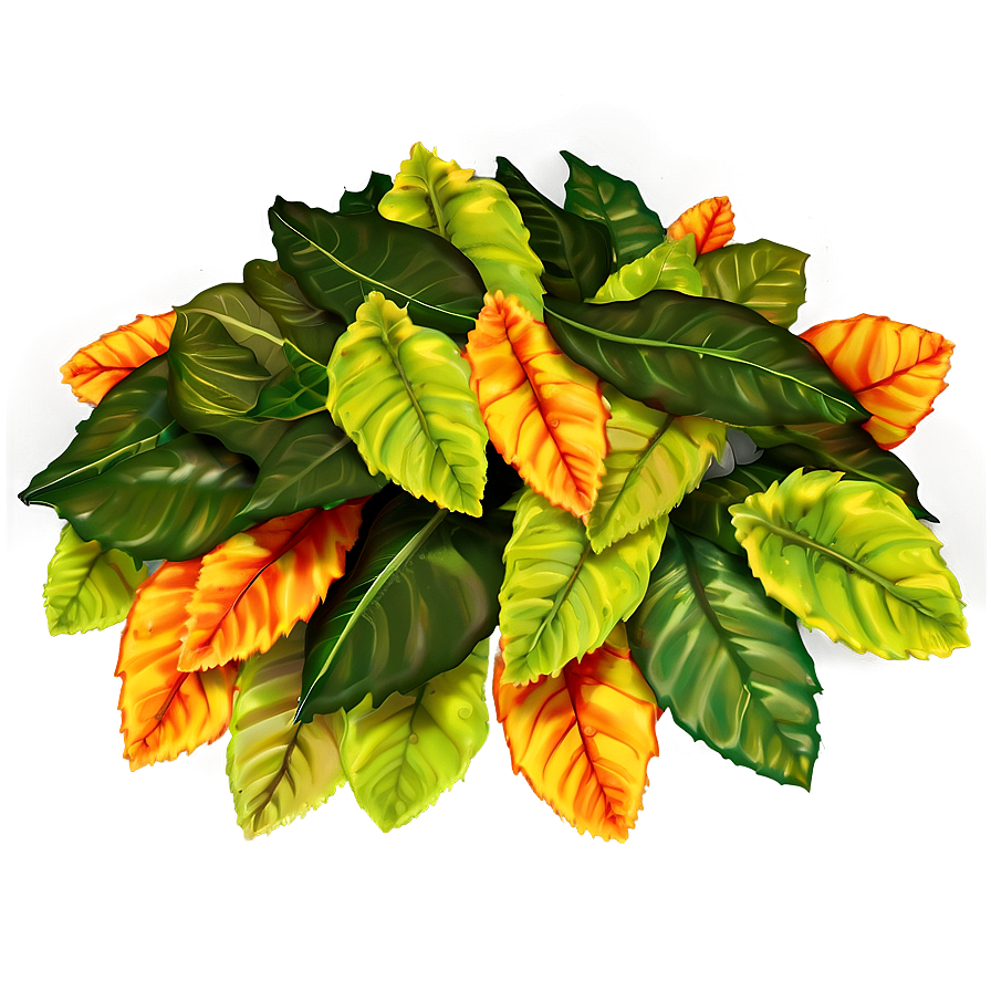 Vibrant Leaves Pile Png Xbi89