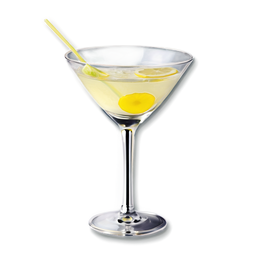 Vibrant Lemon Twist Martini Png Rxp