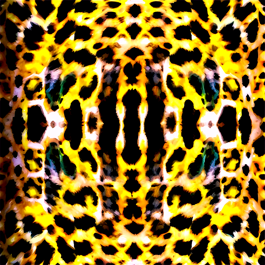 Vibrant Leopard Pattern Png 44