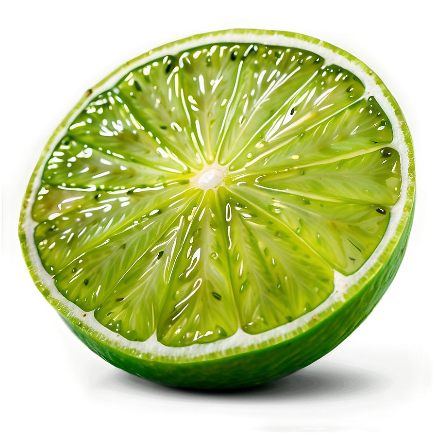 Vibrant Lime Slice Png 85