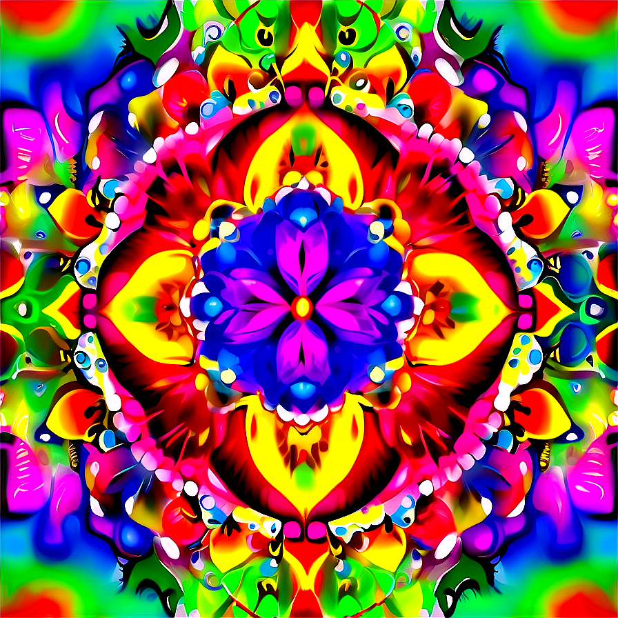 Vibrant Mandala Creation Png 58