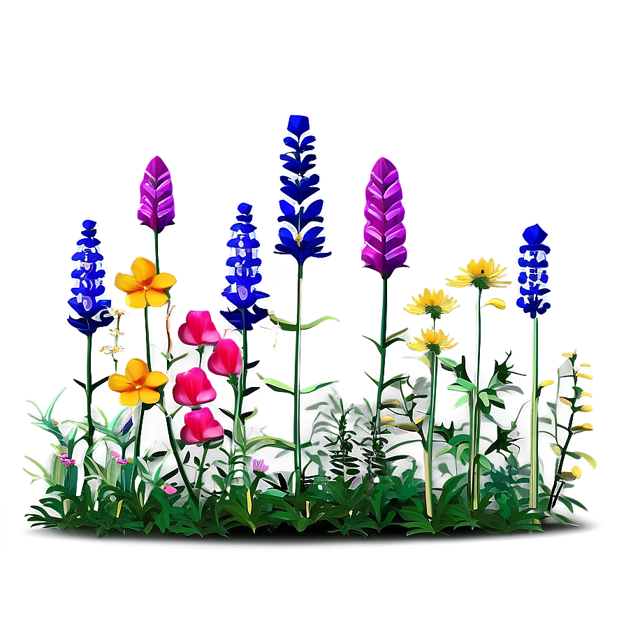 Vibrant Meadow Wildflowers Png Cpy