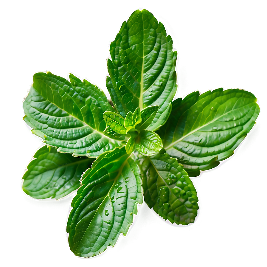 Vibrant Mint Leaves Png Ehv