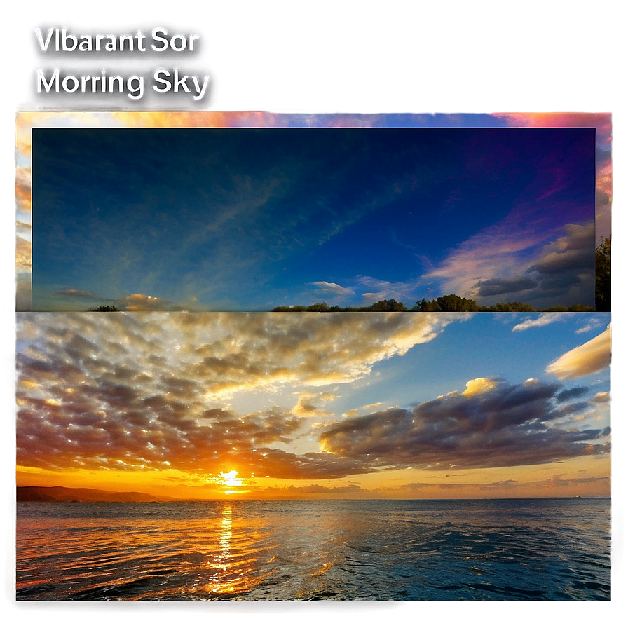 Vibrant Morning Sky Png Wts47