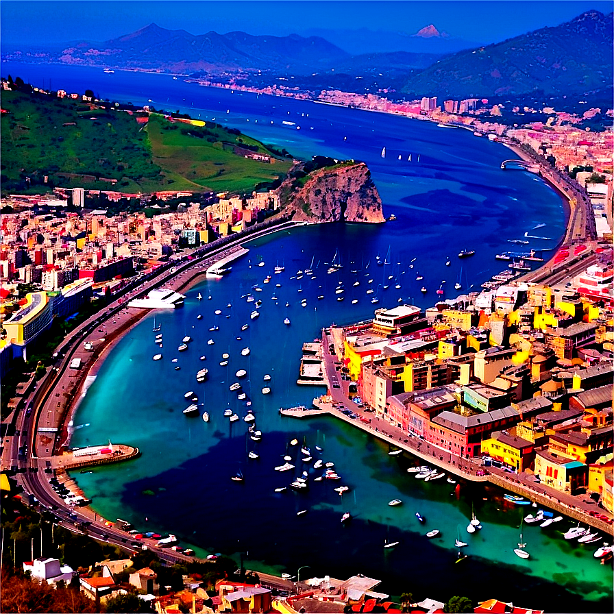 Vibrant Napoli Coastline Png Cvo