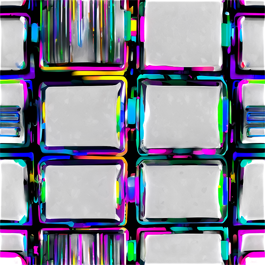 Vibrant Neon Rectangle Png Igl