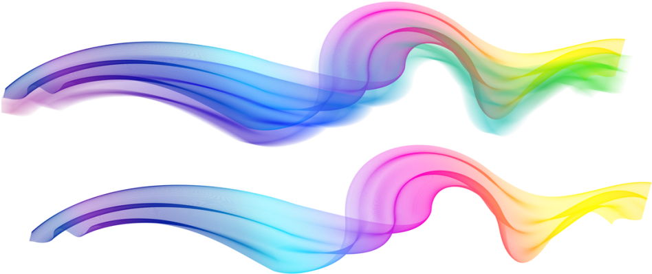 Vibrant Neon Wave Design