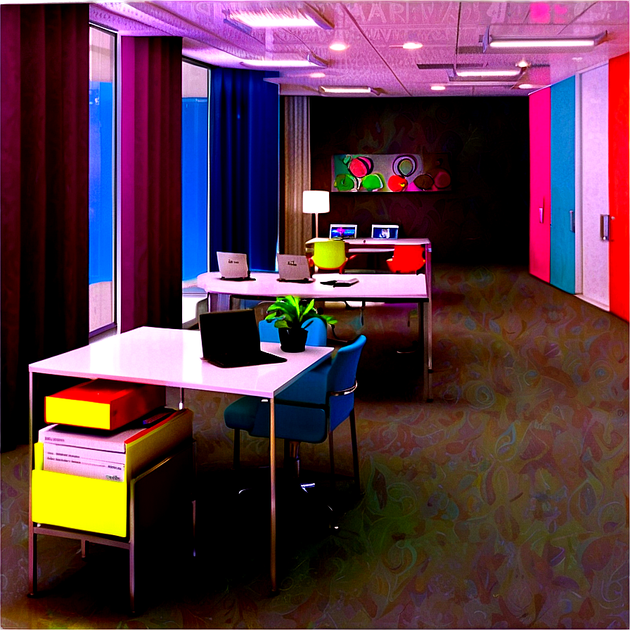 Vibrant Office Space Png 98