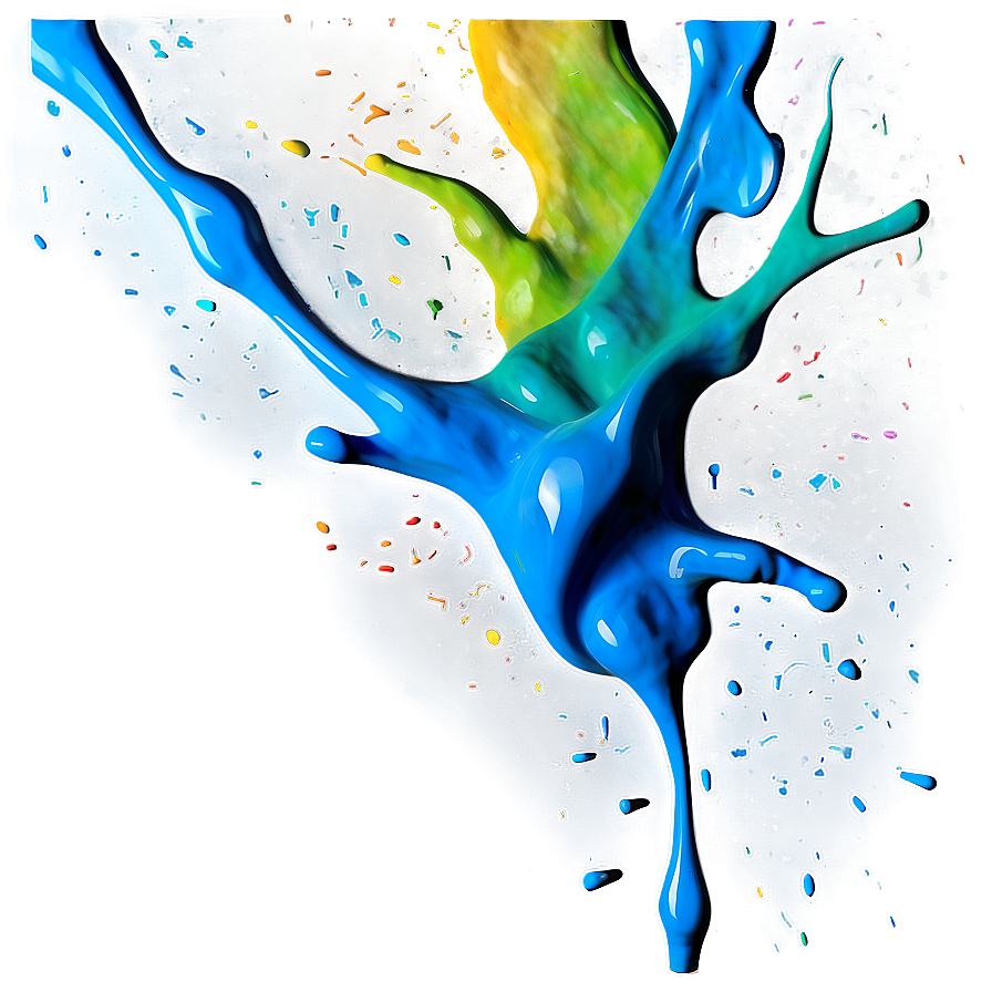 Vibrant Paint Splatter Png 87