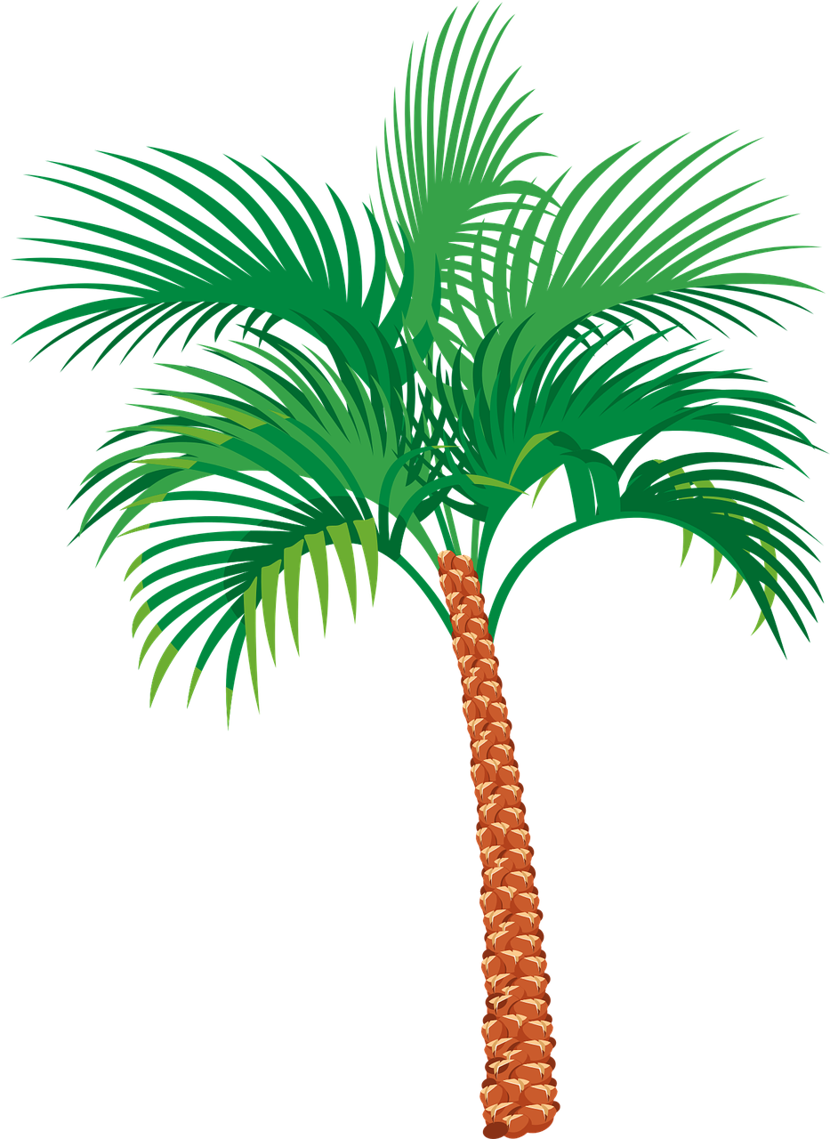 Vibrant_ Palm_ Tree_ Illustration