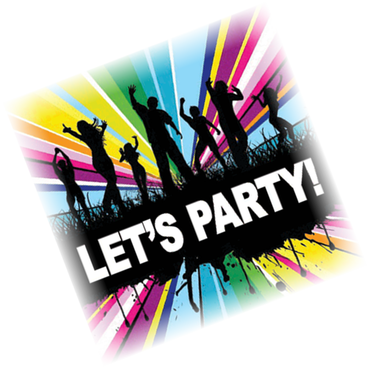 Vibrant Party Invitation Graphic