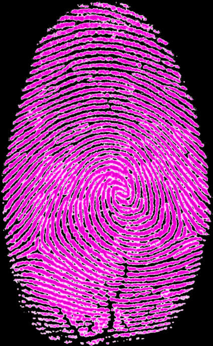 Vibrant Pink Fingerprint Pattern