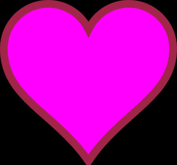 Vibrant_ Pink_ Heart_ Graphic