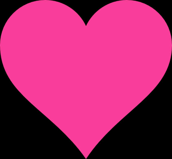 Vibrant Pink Heart Graphic