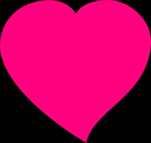 Vibrant Pink Heart Graphic