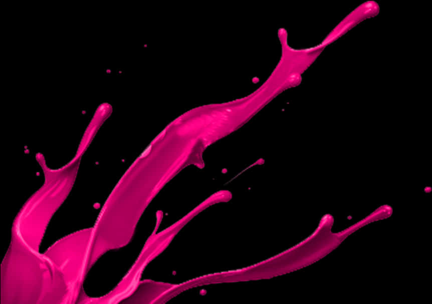 Vibrant_ Pink_ Paint_ Splash