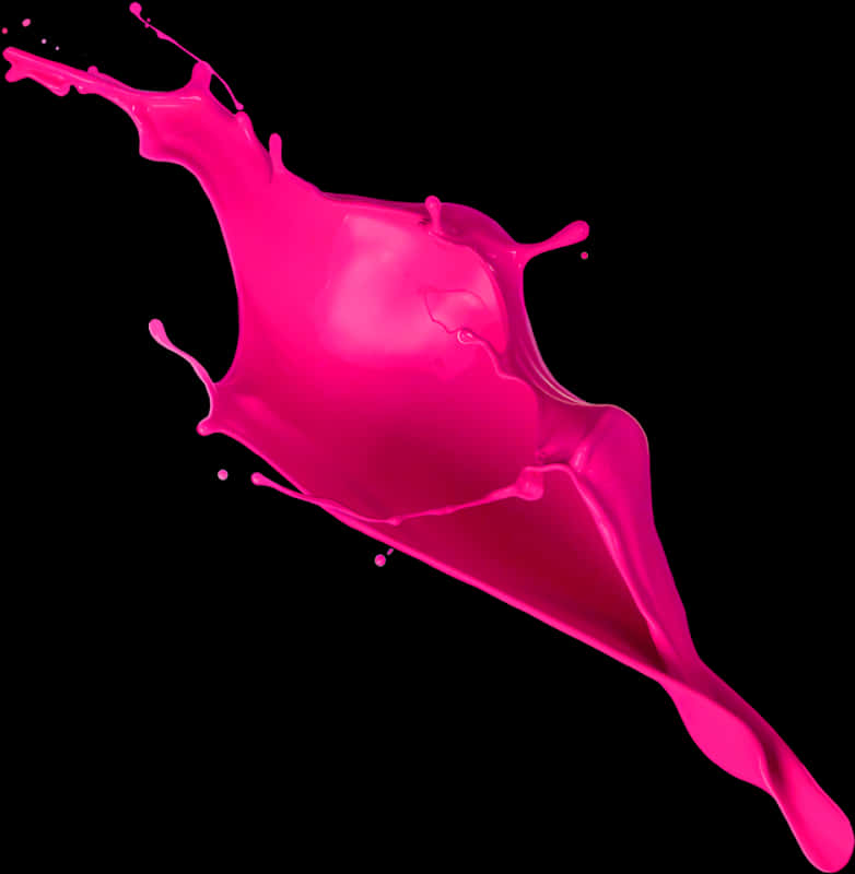 Vibrant_ Pink_ Paint_ Splash