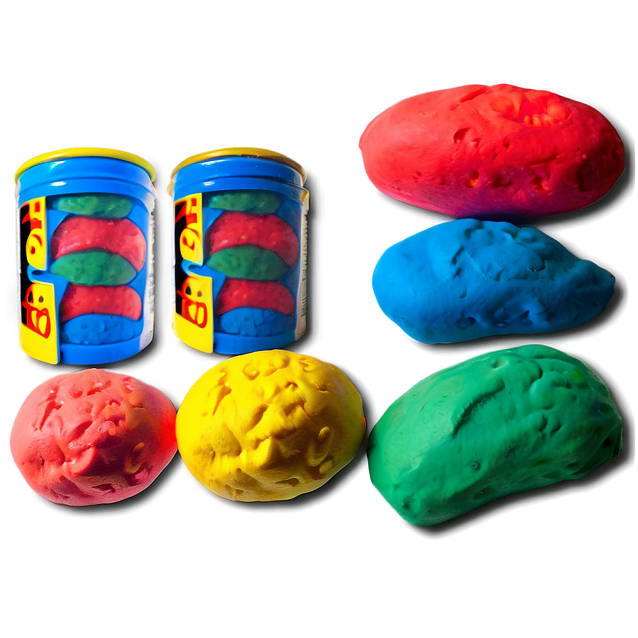 Vibrant Playdough Colors Png Qve