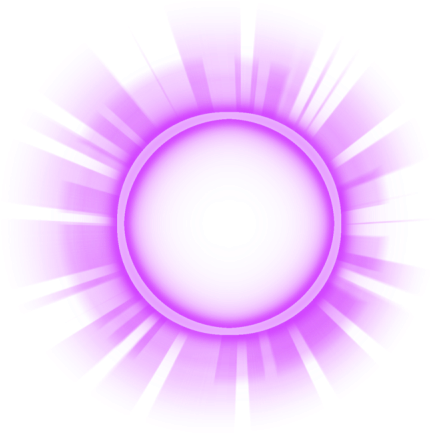 Vibrant Purple Energy Circle