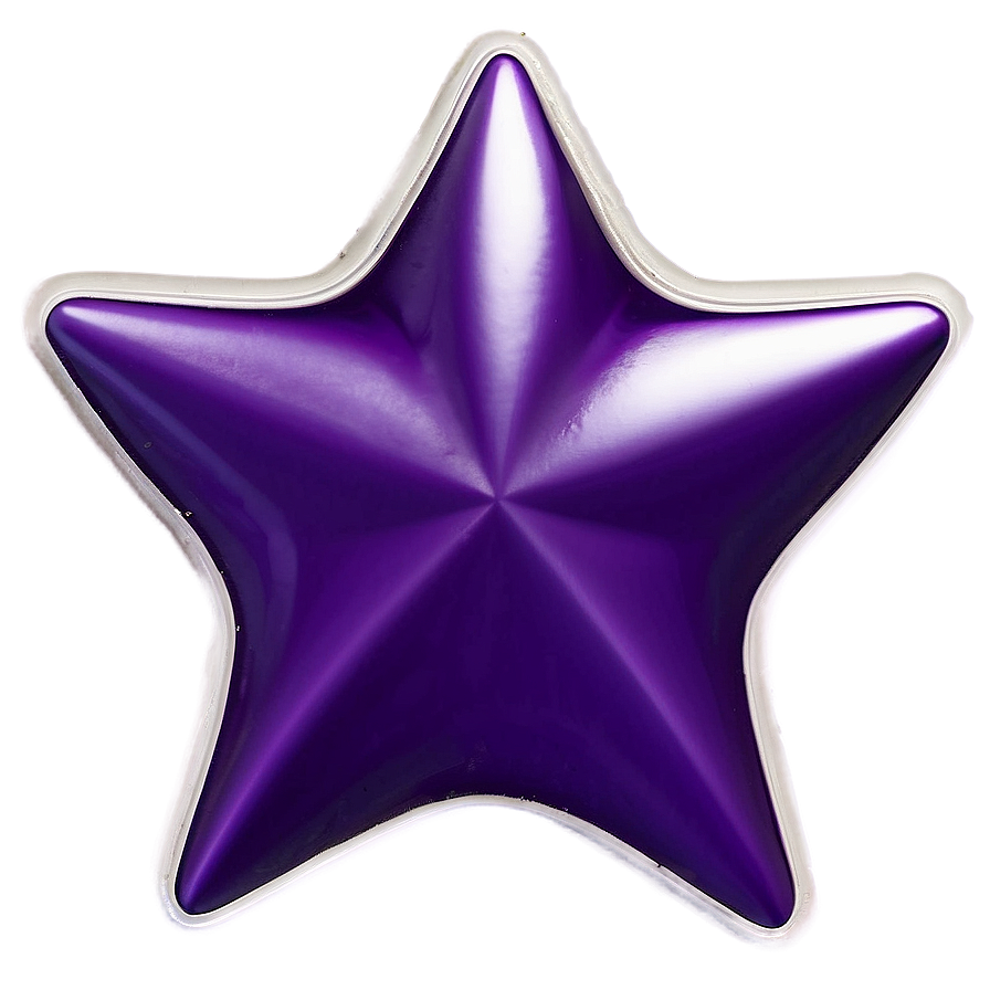 Vibrant Purple Star Graphic Png 62