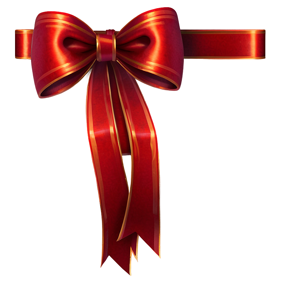 Vibrant Red Bow Png 83