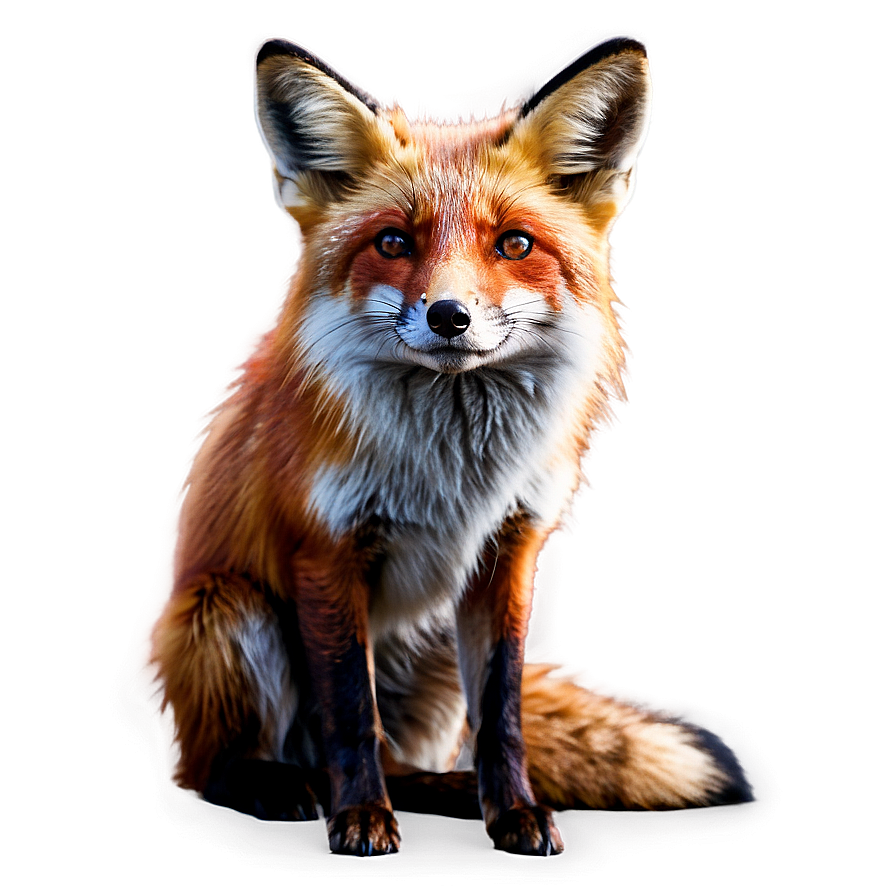 Vibrant Red Fox Png Xja