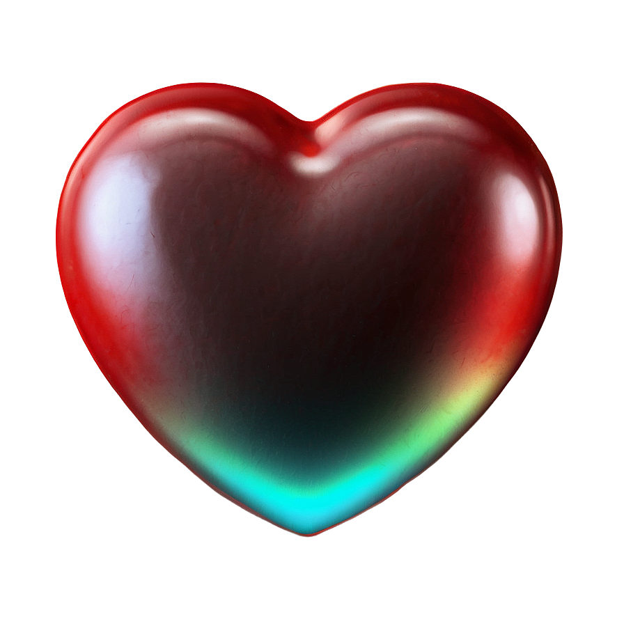 Vibrant Red Heart Emoji Png 64