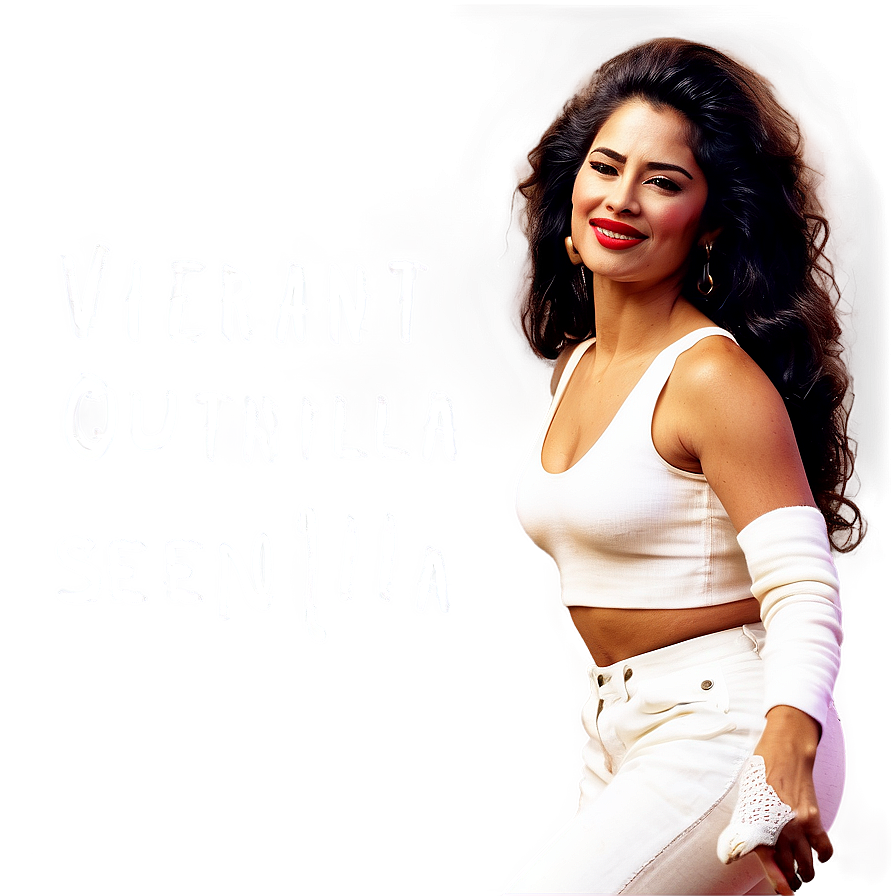 Vibrant Selena Quintanilla Dance Move Png Aud