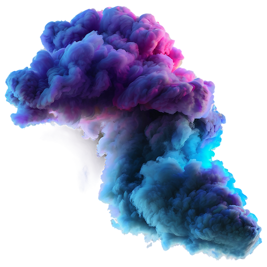 Vibrant Smoke Cloud Png Una39