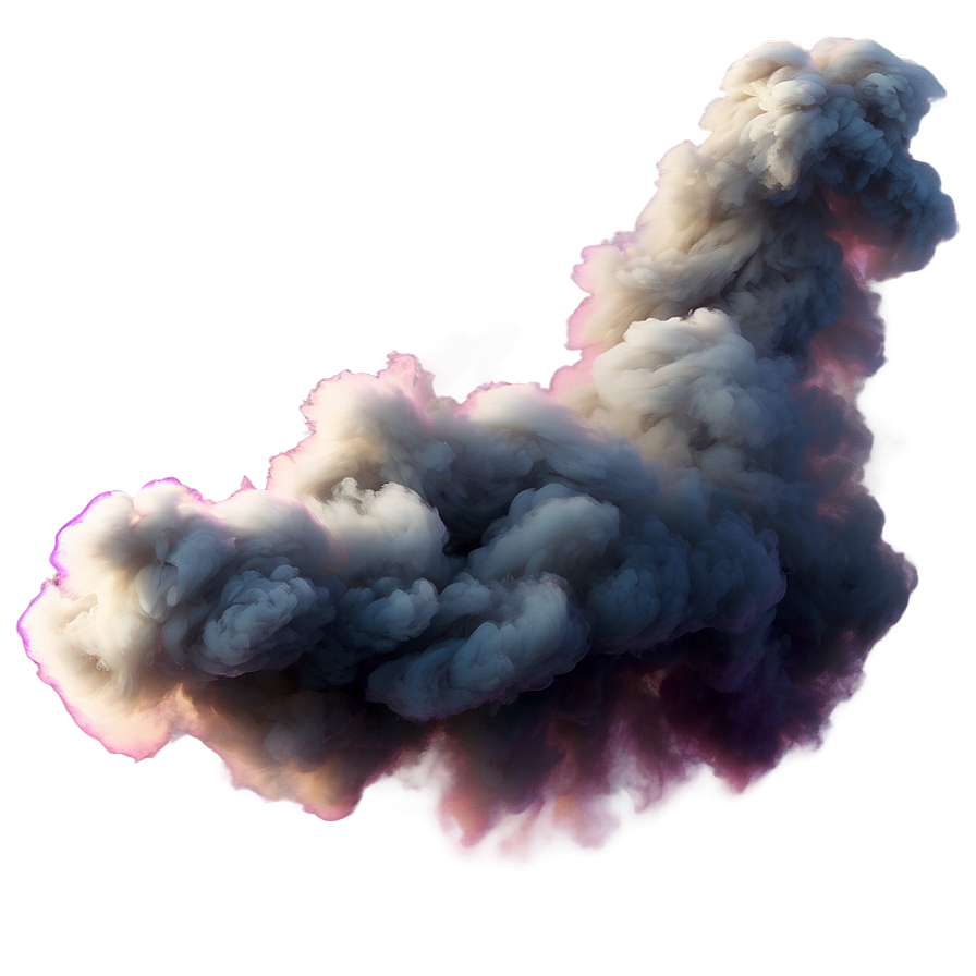 Vibrant Smoke Plume Texture Png 06132024