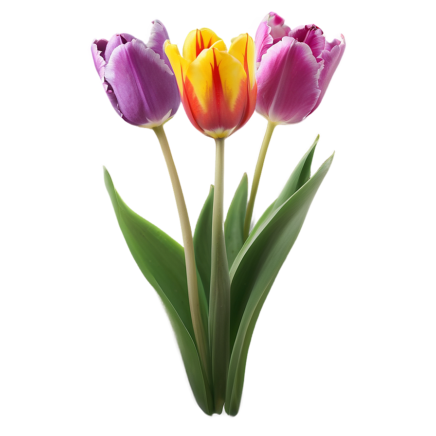 Vibrant Spring Tulips Png 05212024