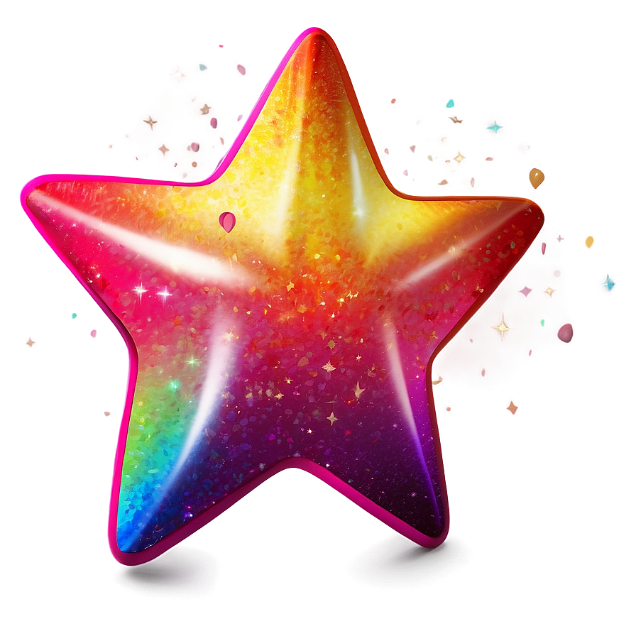 Vibrant Star Cute Png 89