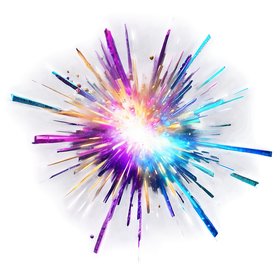 Vibrant Stardust Explosion Png Hdc14