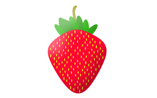 Vibrant Strawberry Illustration