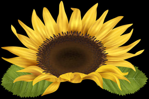 Vibrant Sunflower Illustration