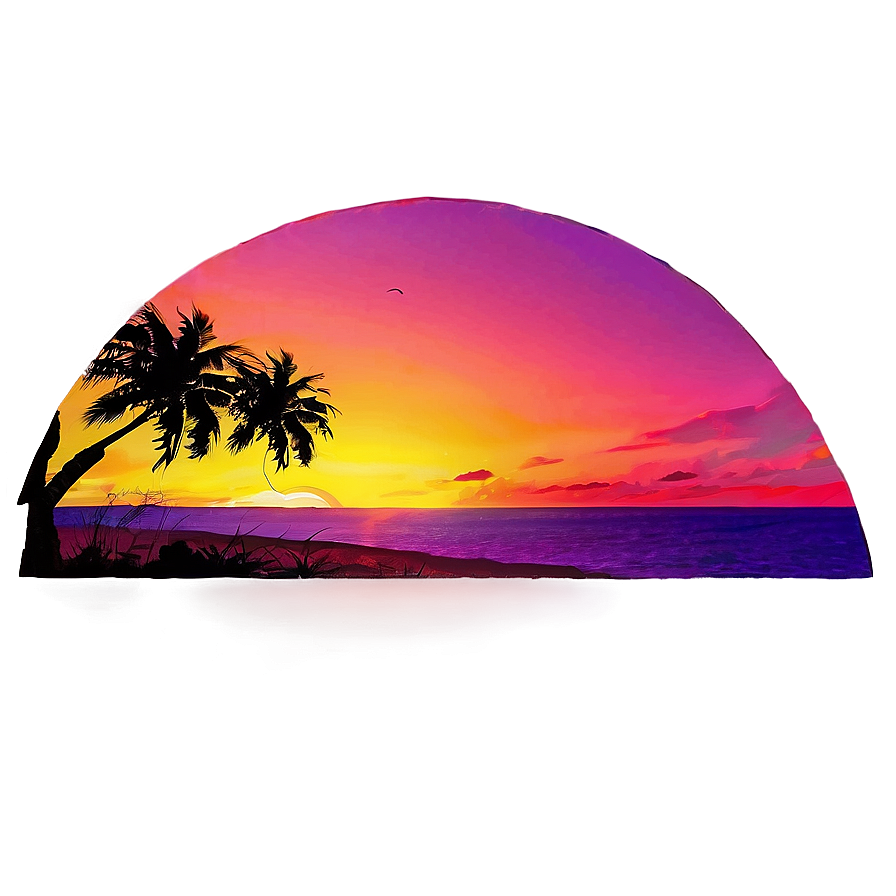 Vibrant Sunset Colors Png 05212024