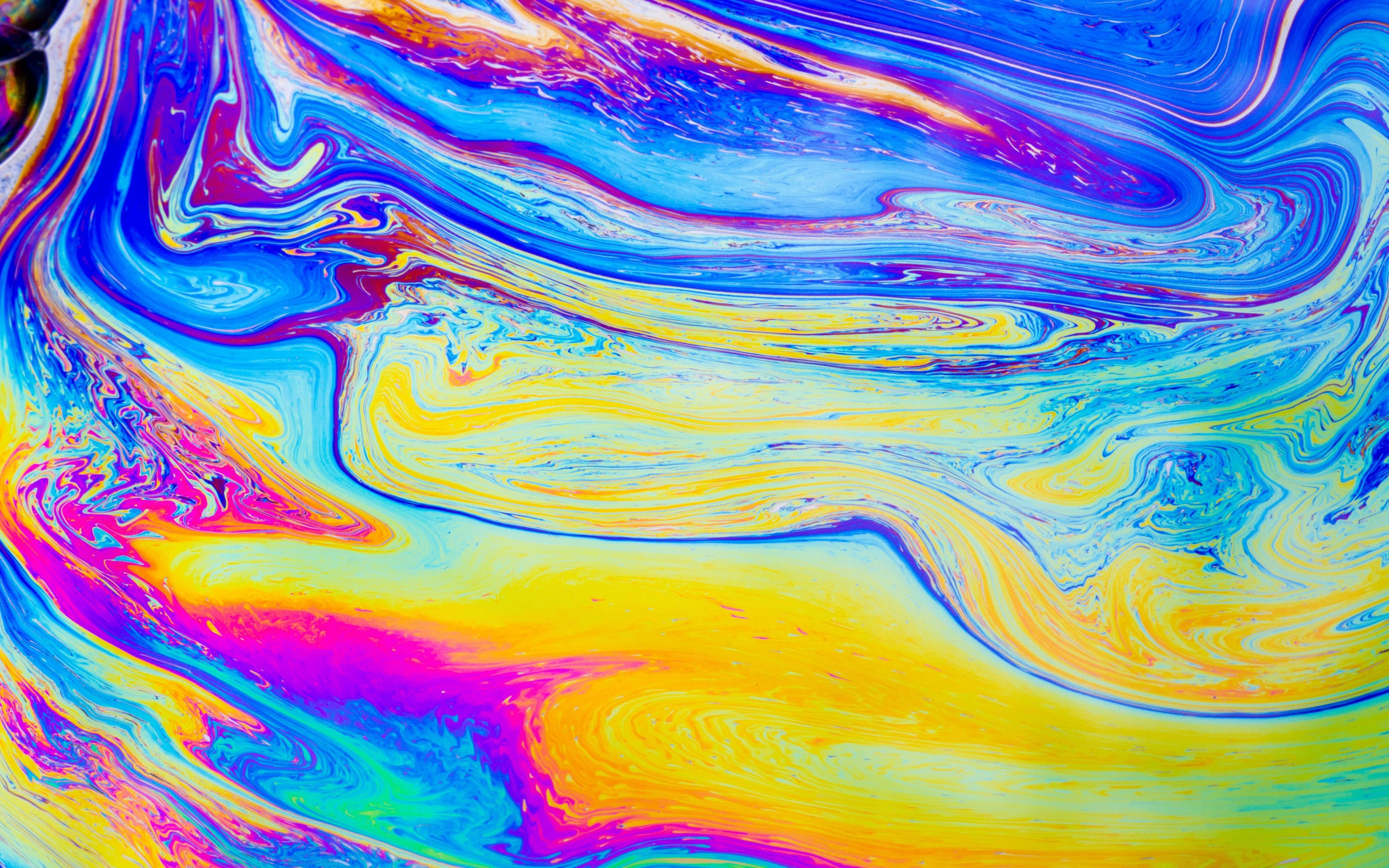 Vibrant Swirls Abstract