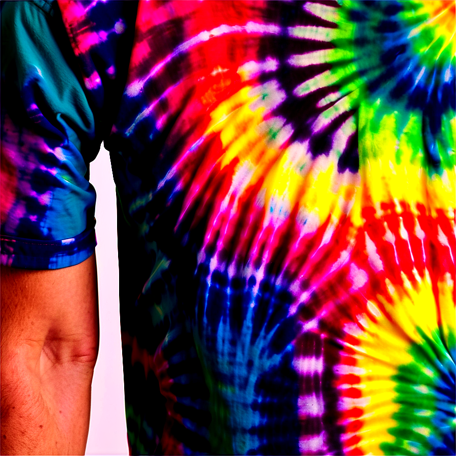 Vibrant Tie Dye Shirt Png Axv34