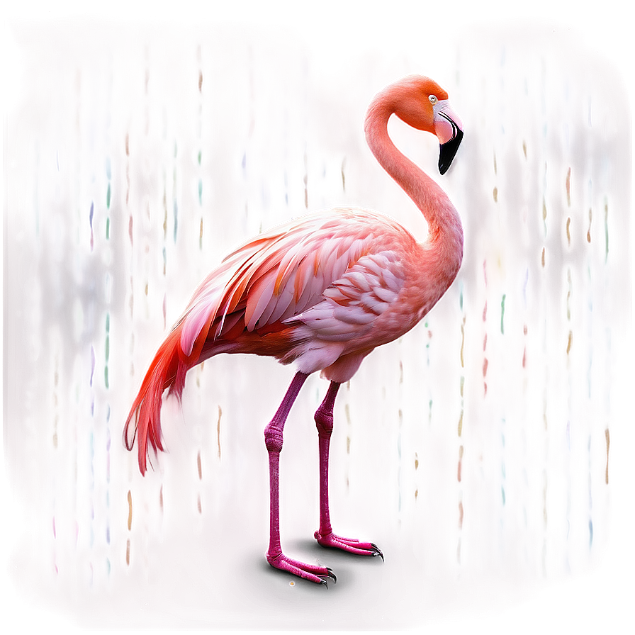 Vibrant Tropical Flamingo Design Png Pso