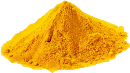 Vibrant Turmeric Powder Mound