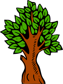 Vibrant Vector Tree Illustration